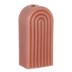 Bougie en cire rose poudre - Funny