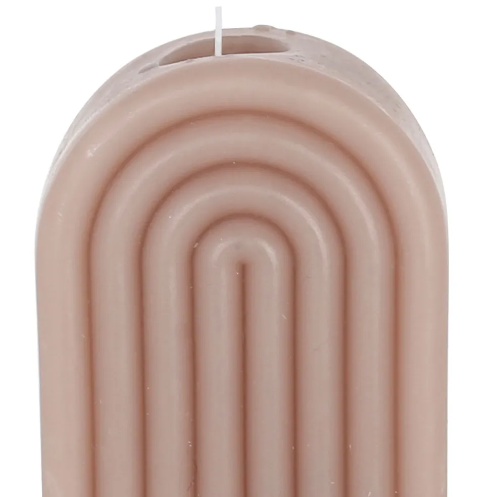 Bougie en cire taupe - Funny