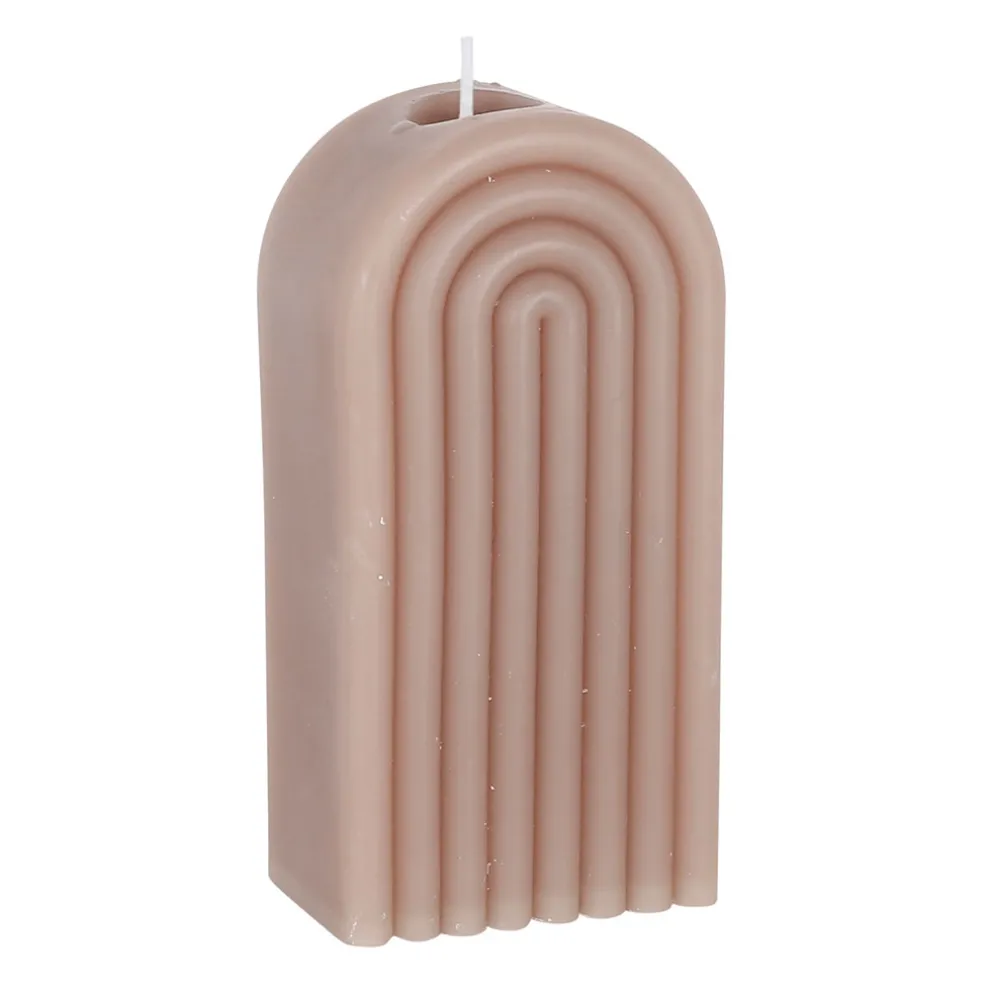 Bougie en cire taupe - Funny