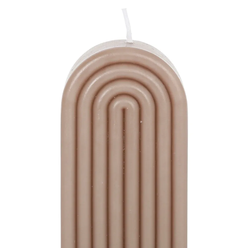 Bougie en paraffine brun - Funny