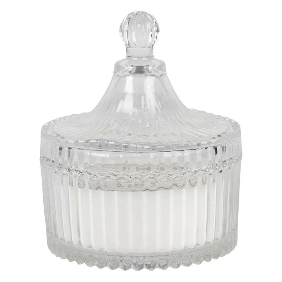 Bougie en verre parfumée citron - Tradition