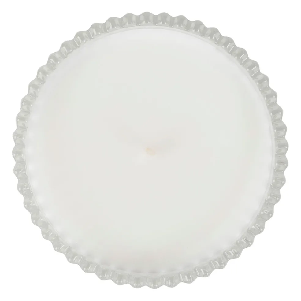 Bougie en verre senteur abricot 180g