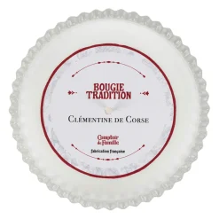 Bougie en verre senteur clémentine 180g