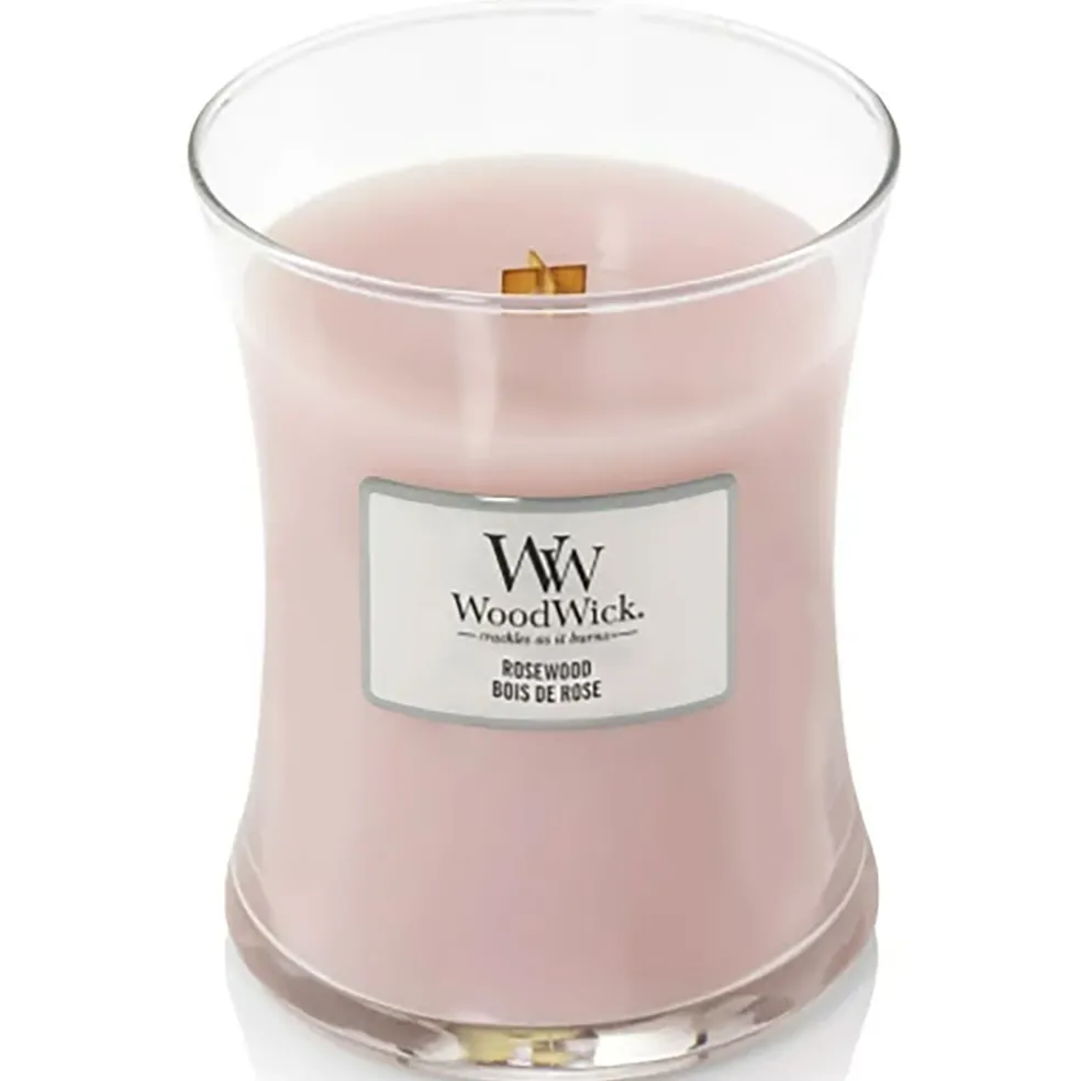 Bougie jarre parfumée Bois de rose 65h