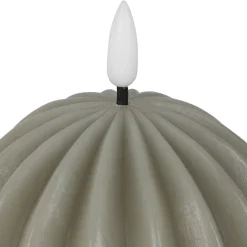 Bougie led boule sauge h12cm