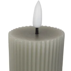 Bougie led pilier sauge h21cm