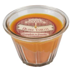 Bougie orange vanillee gourmande orange