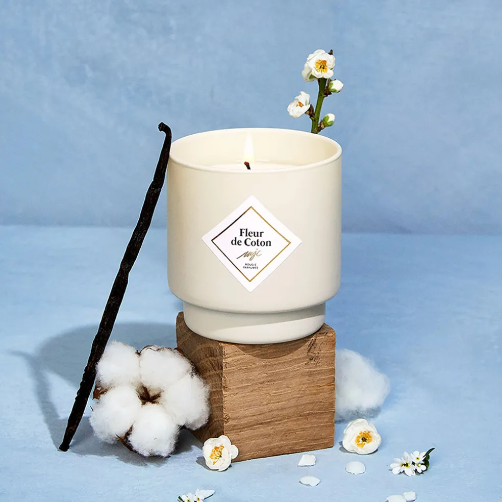 Bougie parfumée Fleur de coton 45h