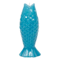 Bougie poisson turquoise 20h - Bord De Mer