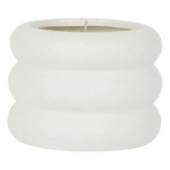 Bougie senteur citrus grès blanc cassé