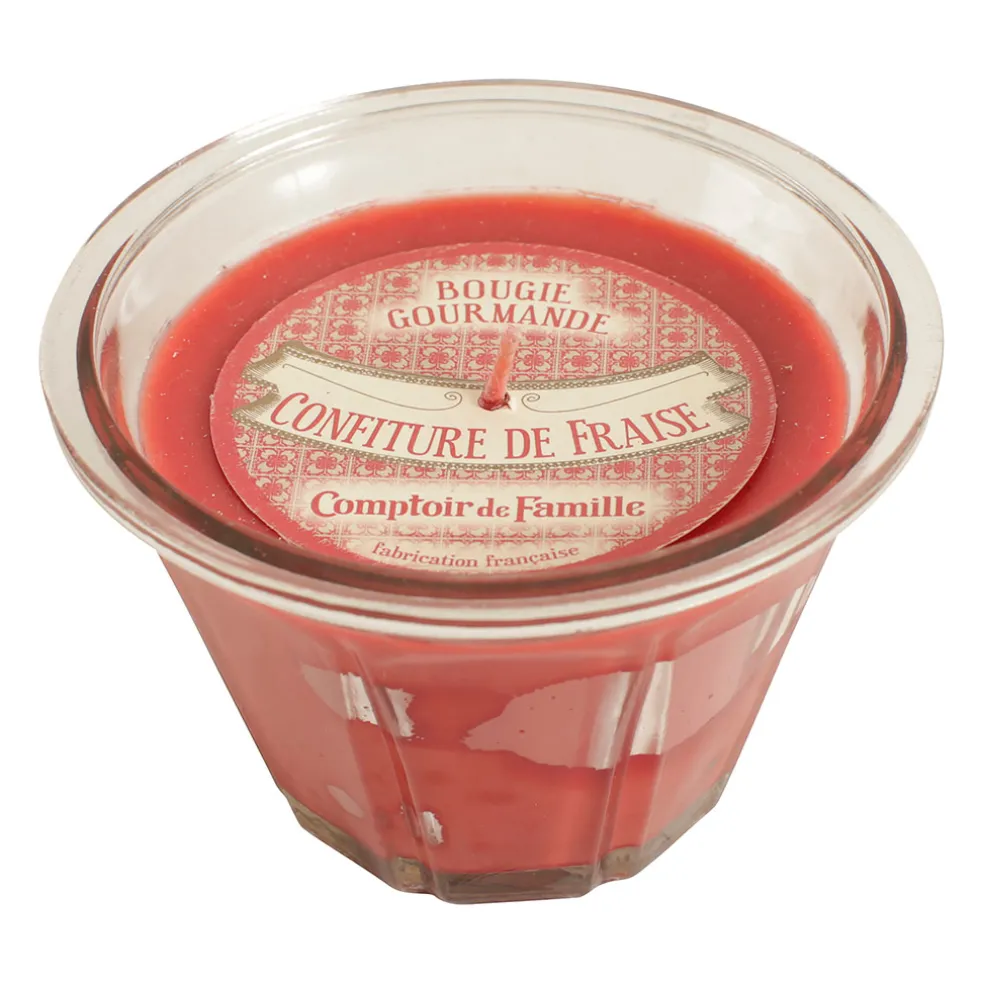 Bougie senteur confiture de fraise