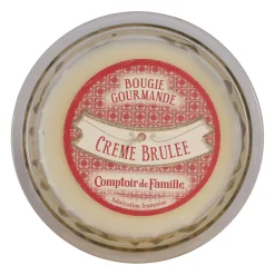Bougie senteur crème brûlée