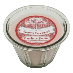 Bougie senteur jardin des rose poudré