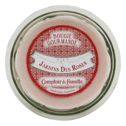 Bougie senteur jardin des rose poudré