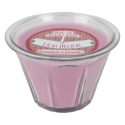 Bougie senteur lilas délicat 220g