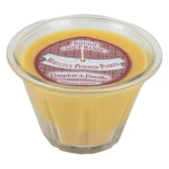 Bougie senteur moelleux pomme d12 - Bougie Gourmande