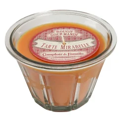 Bougie senteur tarte mirabelle
