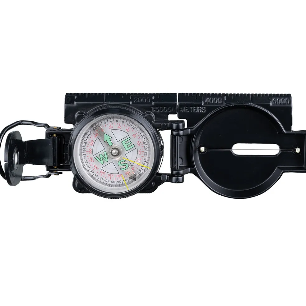 Boussole en métal noir