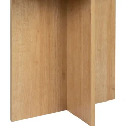 Bout de canapé en mélamine naturel - Sienna