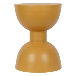 Bout de canape en fer moutarde - Arty