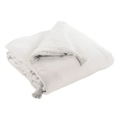 Bout de lit chantilly en gaze de coton 90x200cm - Gaia