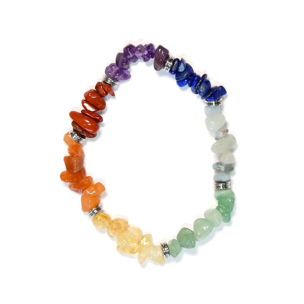 Bracelet 7 chakras mix chips