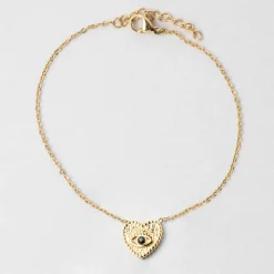 Bracelet en acier inoxydable doré l16cm