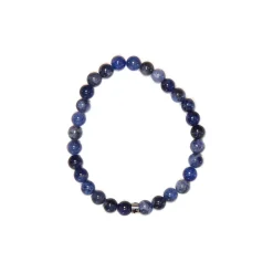 Bracelet sodalite perles rondes 6mm