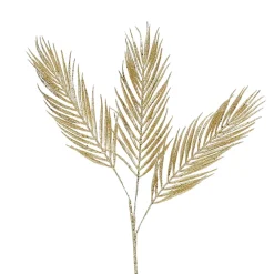 Branchage fleur artificiel métal doré h80cm - anastia