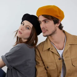 Béret Curcuma Laulhère 100% laine de Merinos - Taille unique