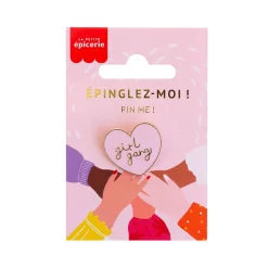 Broche pin's émaillé girl gang