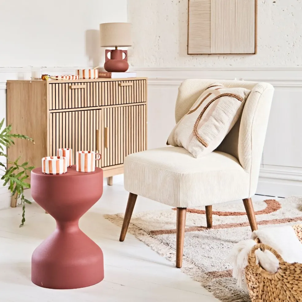 Buffet en bois naturel h80cm - Kara