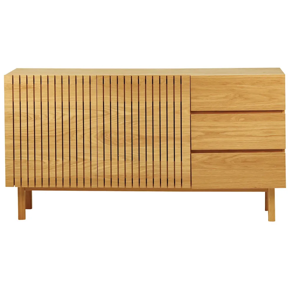 Buffet en chêne naturel 150x80cm - Paulo