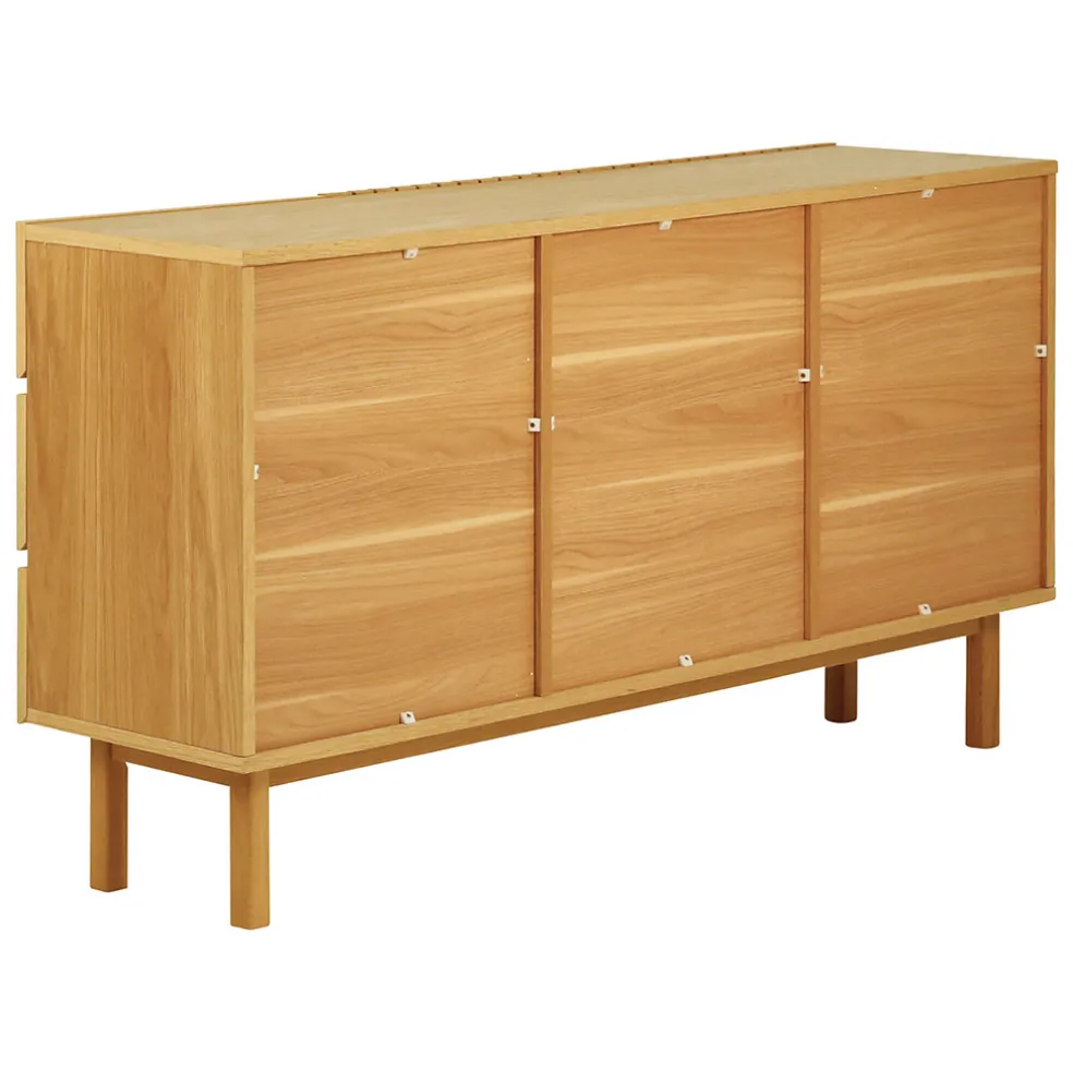 Buffet en chêne naturel 150x80cm - Paulo