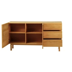 Buffet en chêne naturel 150x80cm - Paulo