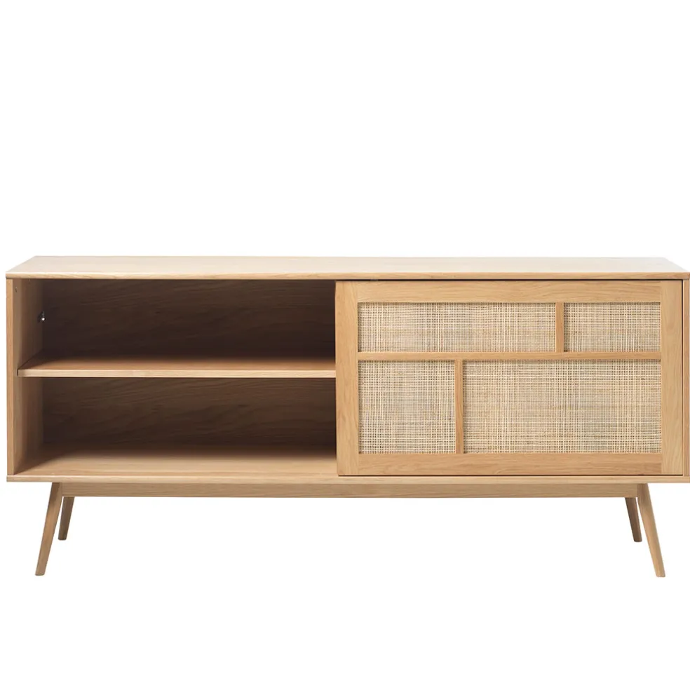Buffet en placage chêne naturel h80cm - barrali
