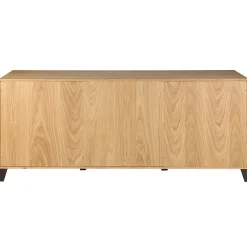 Buffet enfilade chêne massif 3 portes et tiroir - Manny