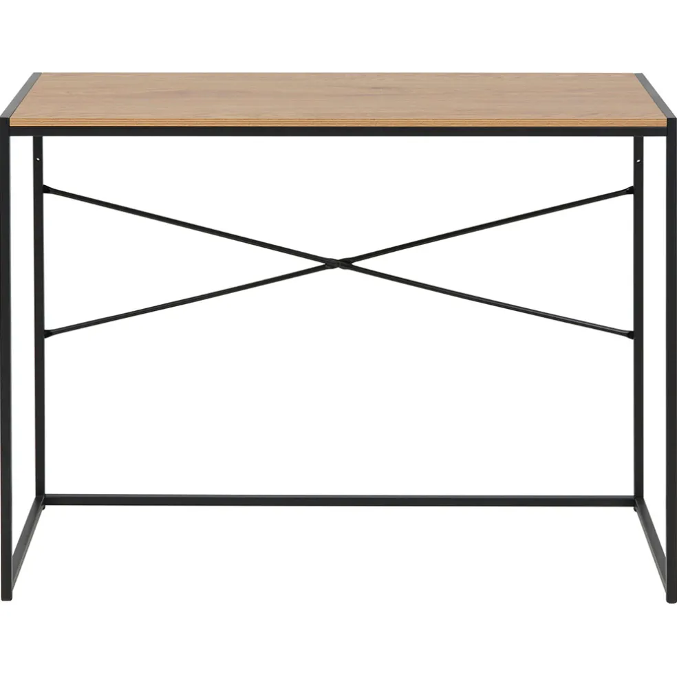 Bureau industriel en chêne et métal - Senzo