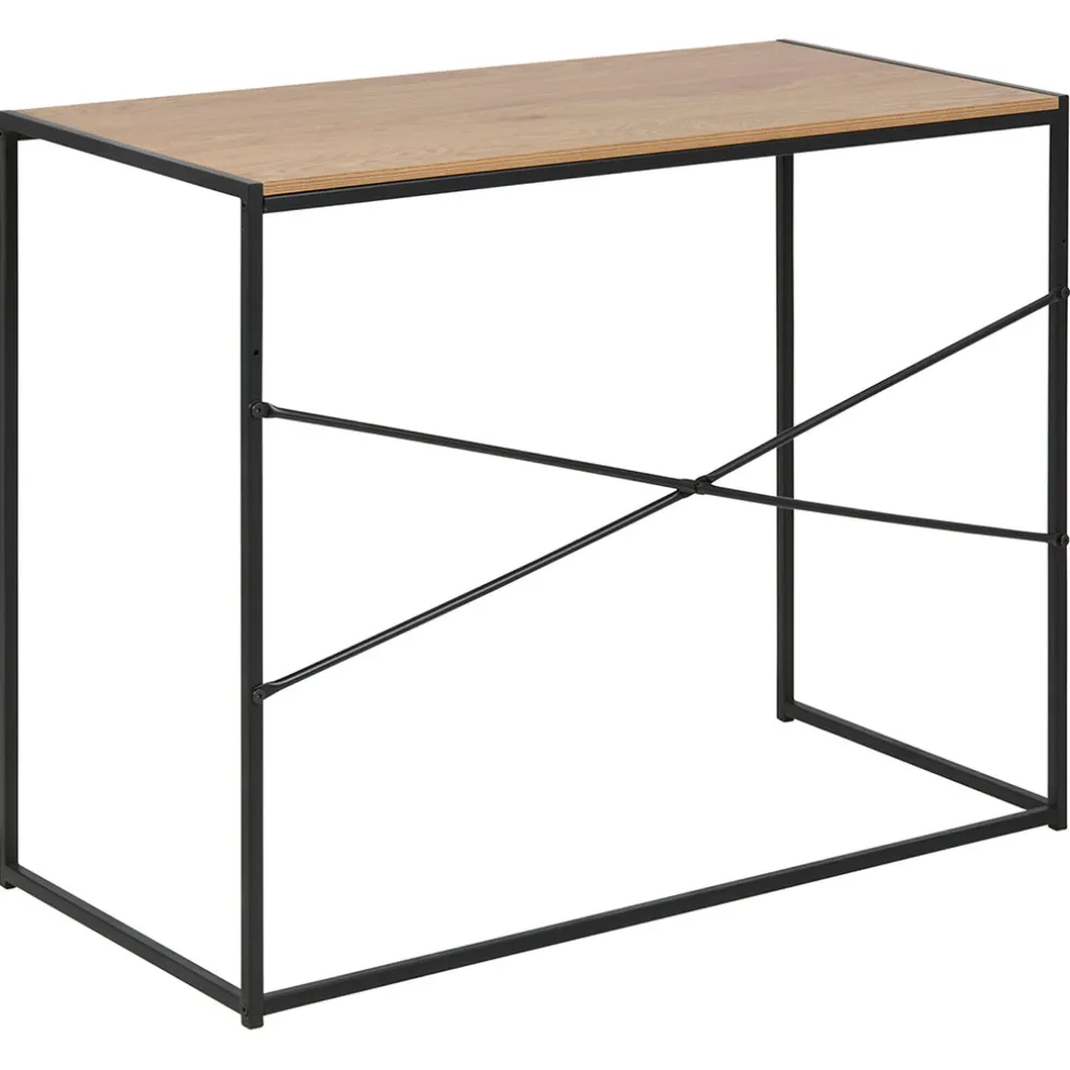 Bureau industriel en chêne et métal - Senzo