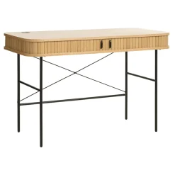 Bureau placage chêne naturel - Nola