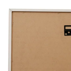 Cadre deco encadré main visionn bleu et doré 42x52cm