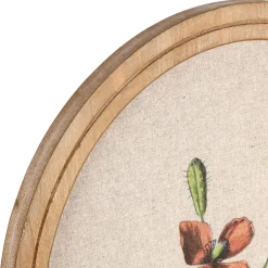 Cadre fleur horticoles en tissu et sapin 40x60cm - Horticole