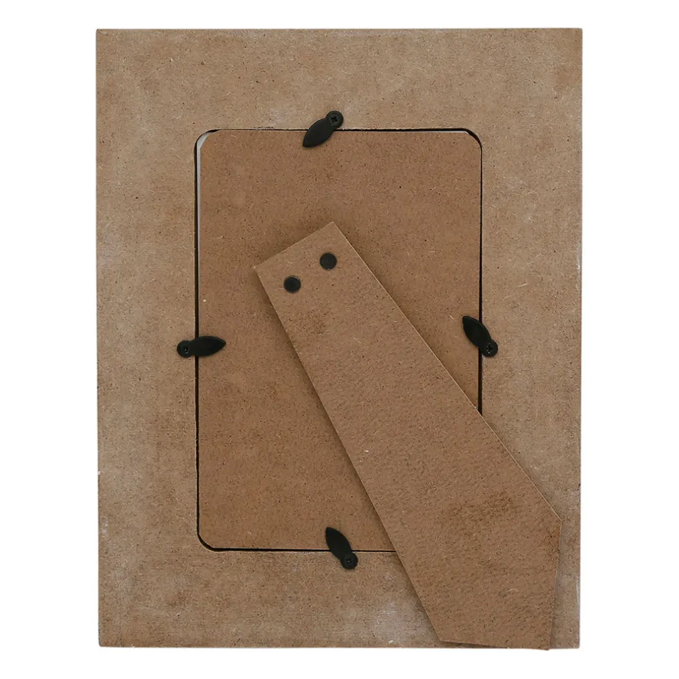 Cadre photo en rotin naturel -blue sand