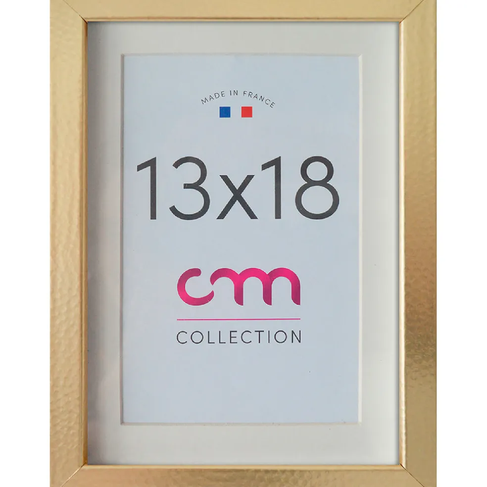 Cadre photo passe partout 1vue 13x18cm champagne