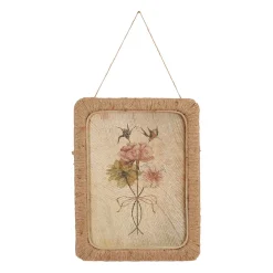 Cadre "roses" en sapin 33x45cm - Fleurs