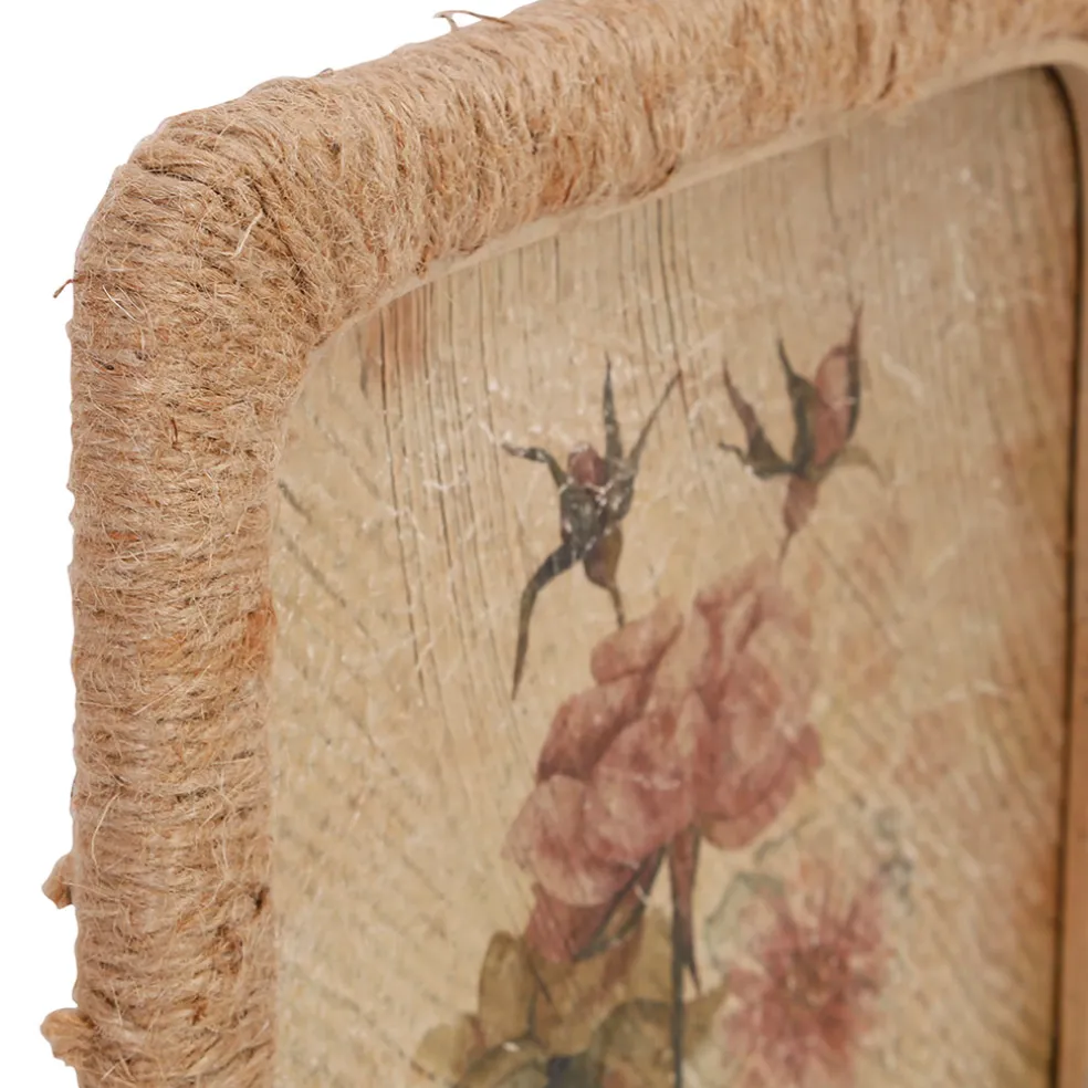 Cadre "roses" en sapin 33x45cm - Fleurs