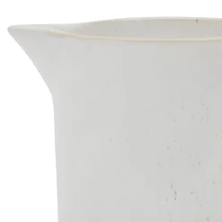 Cafetière à piston blanc moucheté 1.1l en grès - nordika