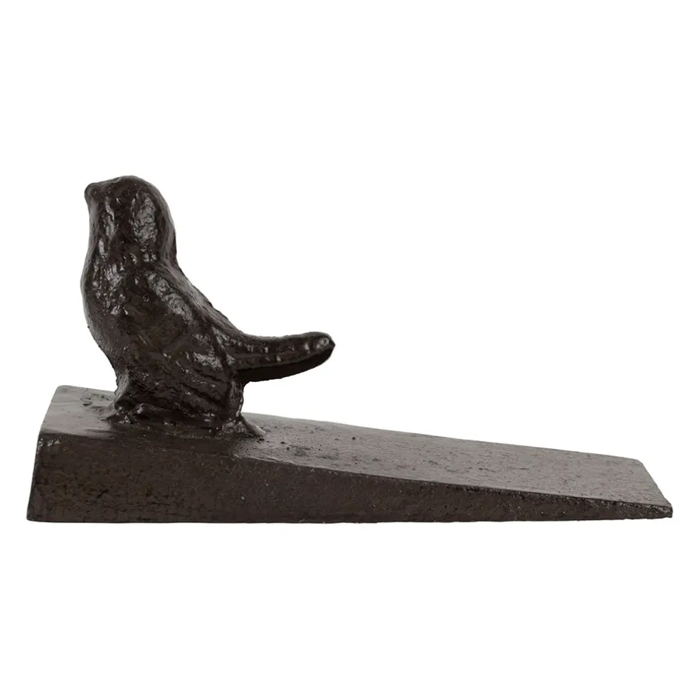 Cale-porte en fonte brun - Fauvette