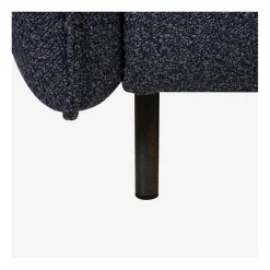 Canapé convertible 2 places tissu bleu marine - Milano