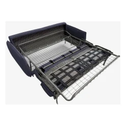 Canapé convertible 2 places tissu bleu marine - Milano